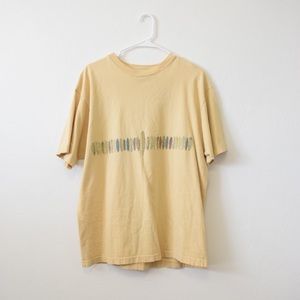 MENS YELLOW SURFBOARD SHIRT